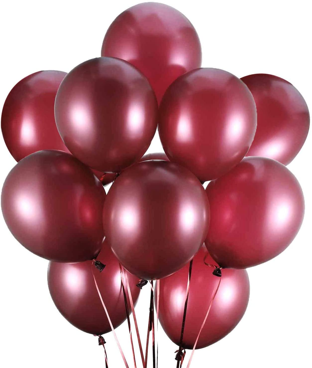 MAROON BALLOONS 50 PACK Rooks Entertainment
